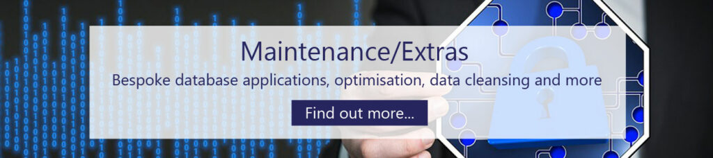database applications data cleansing Sheffield